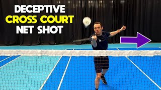 Deceptive Cross Court Net Shot || Cross Net Series Pt 2