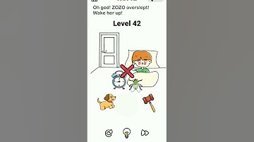 #shorts #brainout #level42 #gameplay #KingGamerTone #Oh_god!_ZoZo_overslept!_wake_up_her! #viral