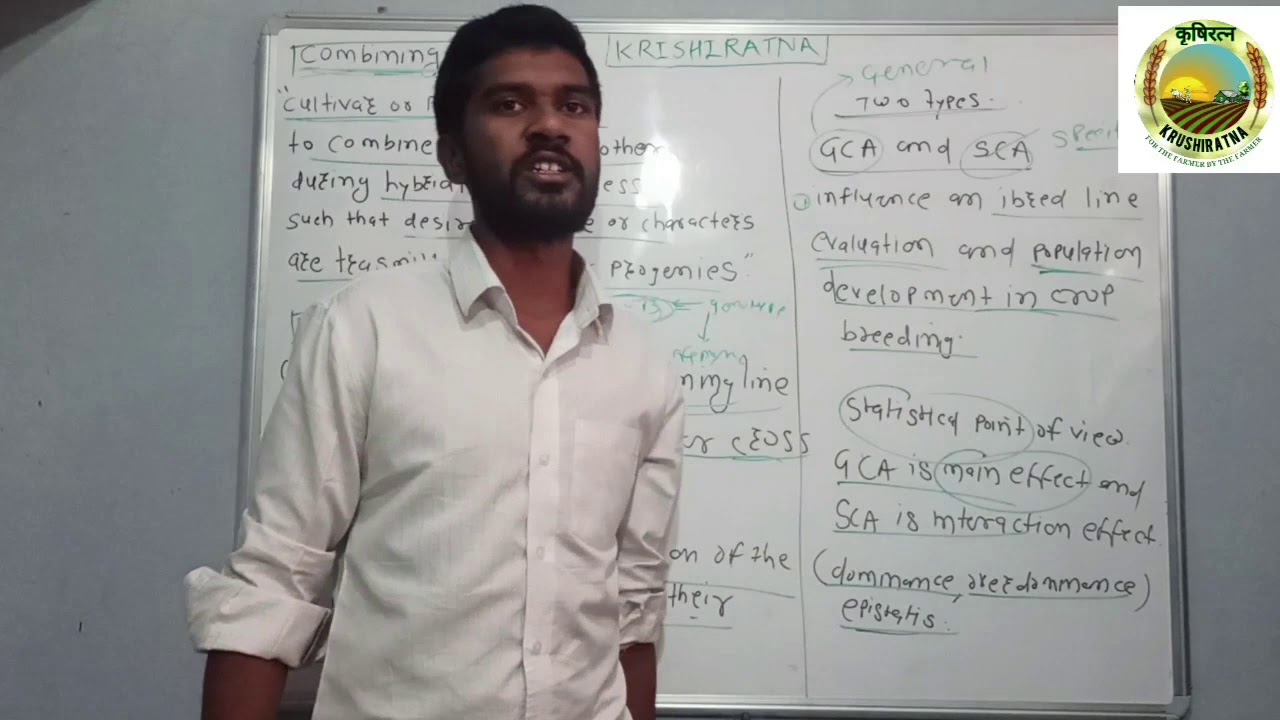 Plant Breeding lect-18( Combining Ability)