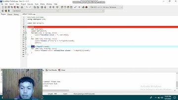 Program Pointer dengan Array