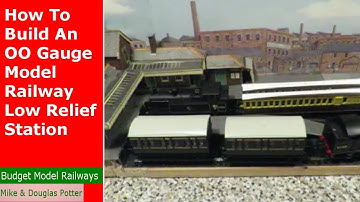 How To Build An OO Gauge Micro Shunting Model Railway / Railroad Layout Low Relief Station