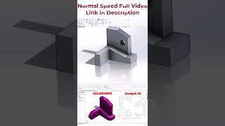 Quick 3D Modeling in SolidWorks – Beginner Example #Shorts #solidworks #ansysfluent