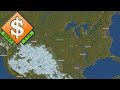 Openttd whole world 01  usa colonizes the world