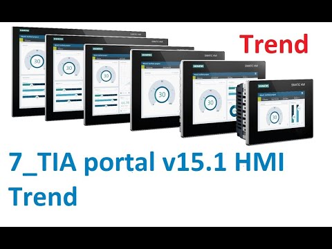 7 TIA portal v15 1 HMI Trend