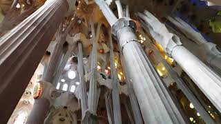 inside the Sagrada Familia 4K HDR 60 FPS