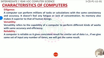 VOCATIONAL  COMPUTER  SCIENCE   1ST  YEAR  P1 - U1 - 01 - INTRODUCTION TO COMPUTERS