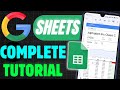 How to use google sheet in mobile 2026 | Google Sheets complete tutorial 2026