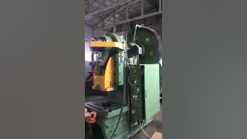 Eccentric press BERRENBERG EPr 160 / 315N - testing under power