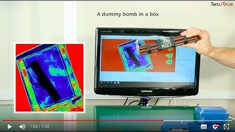 Terahertz imaging for mail and parcel screening