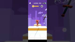 Sword play Level 163 - Ninja Slice Runne‪r‬ Gameplay Solution Walkthrough screenshot 5