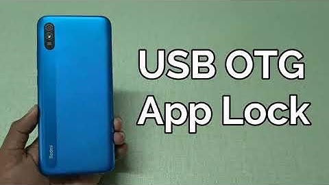 Redmi 9A| Redmi 9i : USB OTG, App Lock