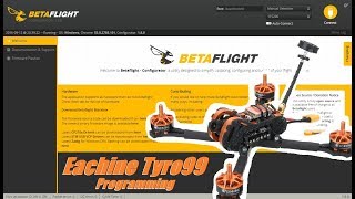 Eachine Tyro99, Part 2: BetaFlight & BLHeliSuite Programming