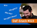 Drei typische Fragen am Anfang eines Gesprächs / DaF-Snack # 023