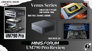 LIVE - MINISFORUM VENUS SERIES UM790 PRO - RYZEN 9 7940HS, RADEON 780M, 16GB DUAL CHANNEL, 512GB SSD