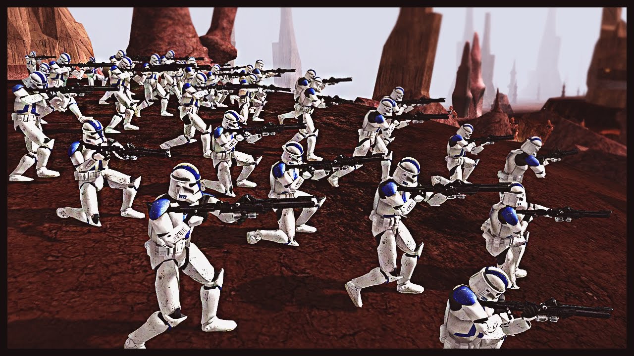 Игра новые клоны. Squad Star Wars Mod. Second Battle of Geonosis Clone Wars. At-te 501 Легион. Геонозис флаг Звездные войны.