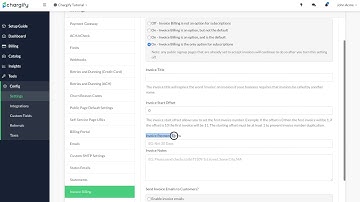 Chargify Invoice Billing