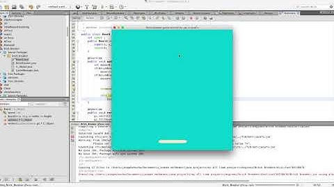 #6 Brick Breaker javaFx tutorial collision detections of the game objects and Board