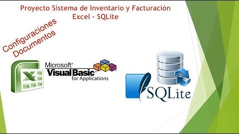 Proyecto Sistema Inventario Facturación Excel & SQLite  - Configuraciones Documentos