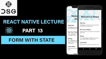 React Native lectures in Hindi #13 Basic Form in React-Native | form with state