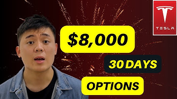 How to make $8000 Passive Income with Options in TESLA STOCK?