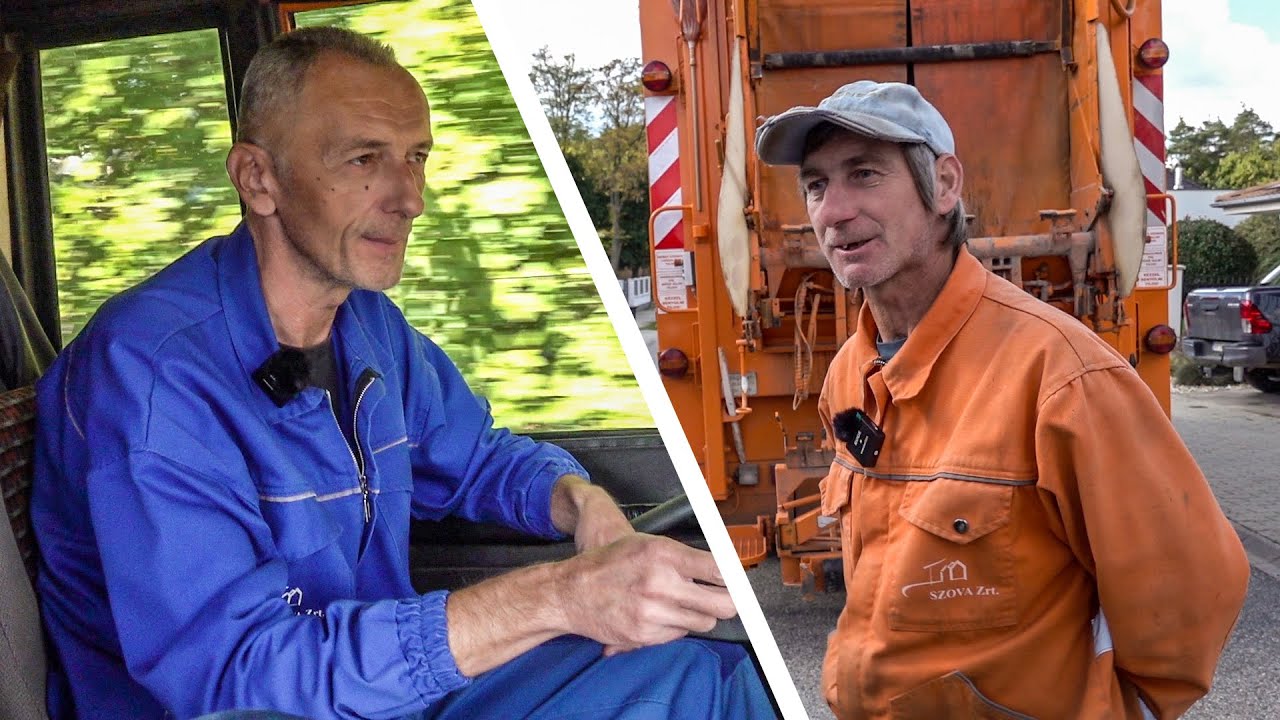 „Nem olyan nagy szám, de sajnos nekünk ezt kell csinálni”– Bepattantunk a szombathelyi kukások mellé