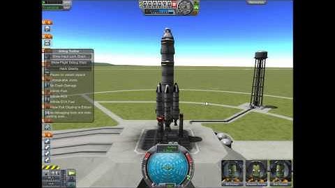 ECG: Debug Menu in Kerbal Space Program (Version 19.1)