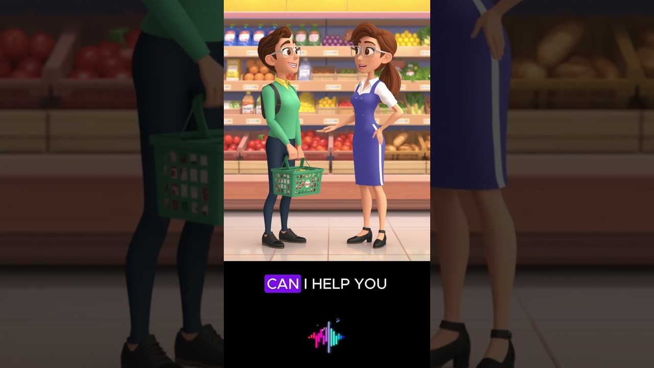 English Conversation at the Supermarket | How to Ask for Items in a Store |English Speaking Practice