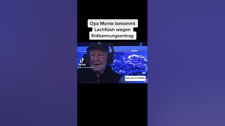 Teilzeit Rentner Monte bekommt 2070 Lachflash wegen Entbannungsantrag