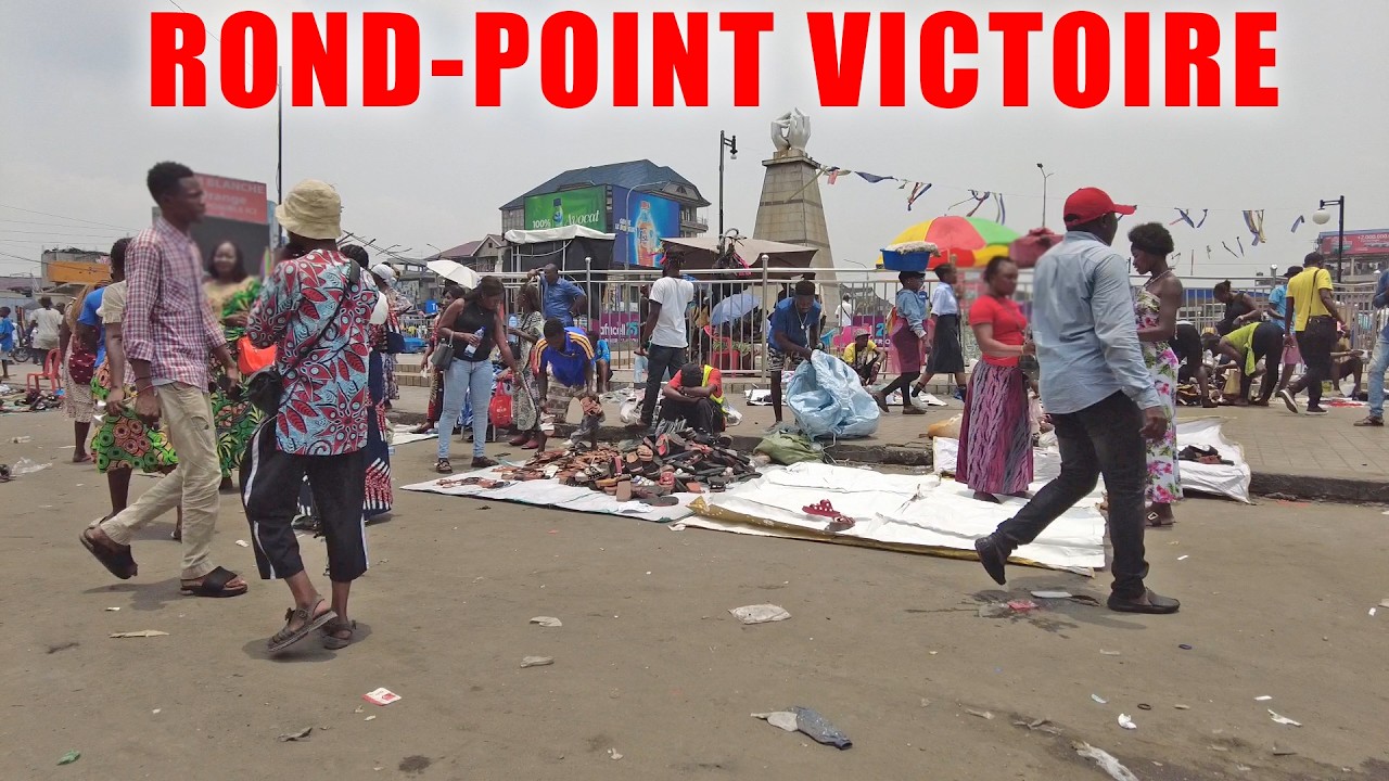 ROND-POINT VICTOIRE: LUTTE CONTRE LES MARCHES PIRATES | KASA-VUBU | Kinshasa-Rdc
