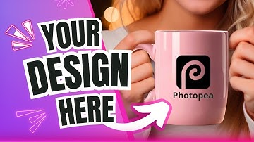 How to Make a Realistic Mug Mockup | Free Photopea.com Tutorial