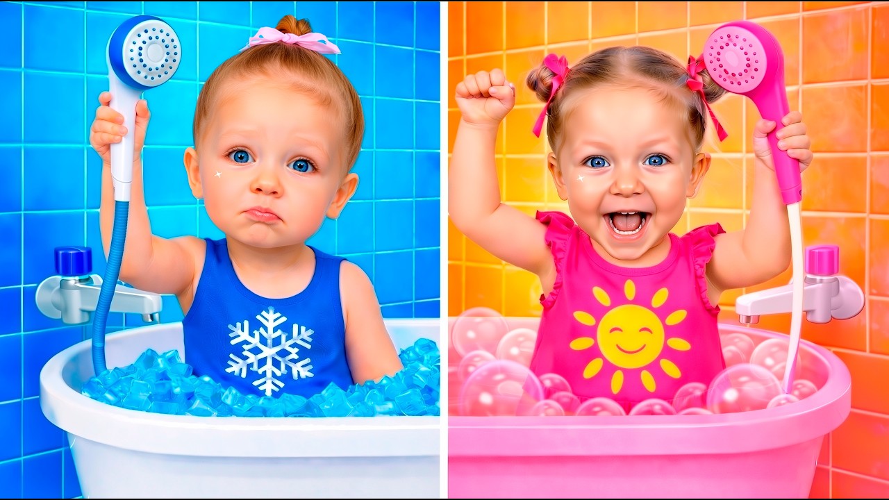 Desafio Rosa vs Azul com Eva e Niki! 💙💖