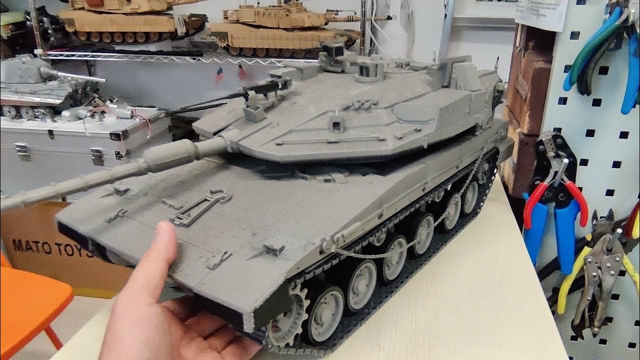 Close look on the Hooben 1/16 RC Merkava 4M YouTube