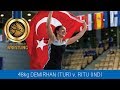 GOLD WW - 48 kg: E. DEMIRHAN (TUR) df. R. RITU (IND) by VPO1, 4-4