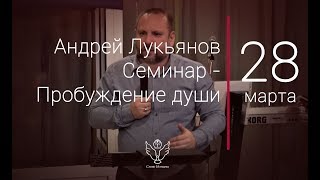 28.03.2018 Андрей Лукьянов - Семинар: Пробуждение души