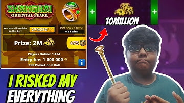 I PLAY SHANGHAI TABLE BUT THIS HAPPENED!!! 8 BALL POOL PART_65