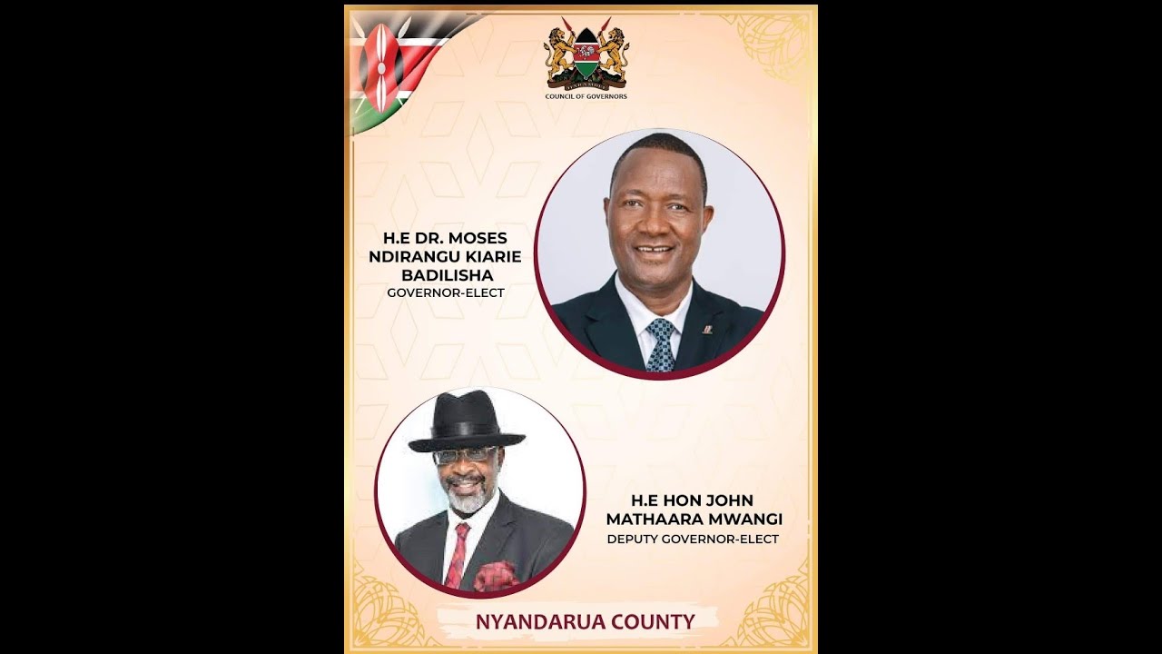 NYANDARUA COUNTY GOVERNMENT INAUGURATION CEREMONY - YouTube