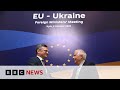 Ukraine war: EU ministers meet in Kyiv following US funding concerns - BBC News