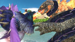 Godzilla x Kong: Godzilla vs. Drownviper(Giant Water Snake Titan) - Animal Revolt Battle Simulator