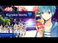 Kuroko texts kuroko harem kurokos tiktoks