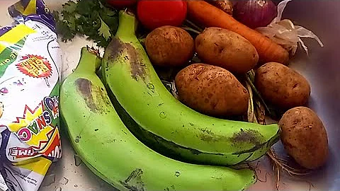 How to cook Delicious Matoke, with Potatoes and Meat/Kenyan dishes edition