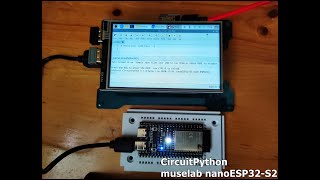 Install CircuitPython to nanoESP32-S2, on Raspberry Pi.