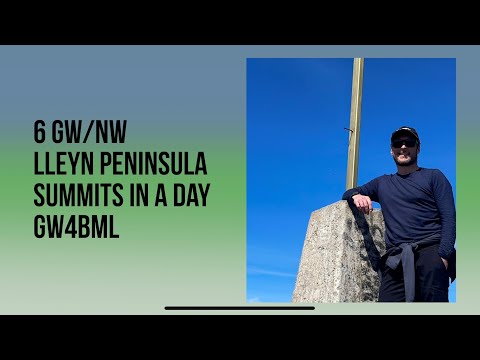 Six Welsh Lleyn Peninsula SOTA summits completed in a day