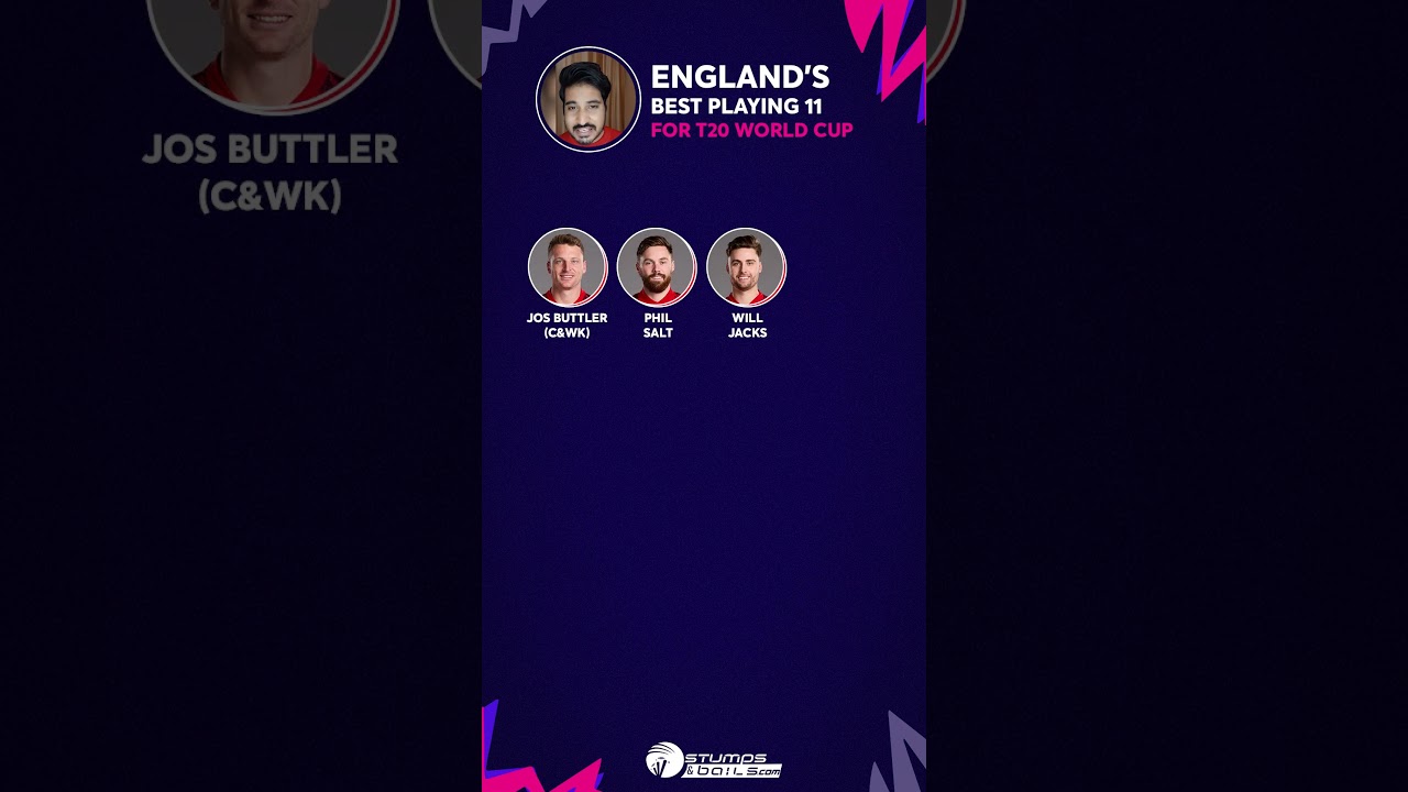 England’s Best Playing 11 for T20 World Cup 2024