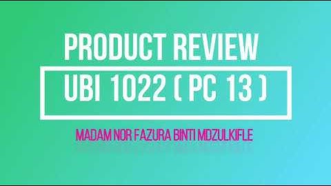 UBI 1022 ( PC 13 )