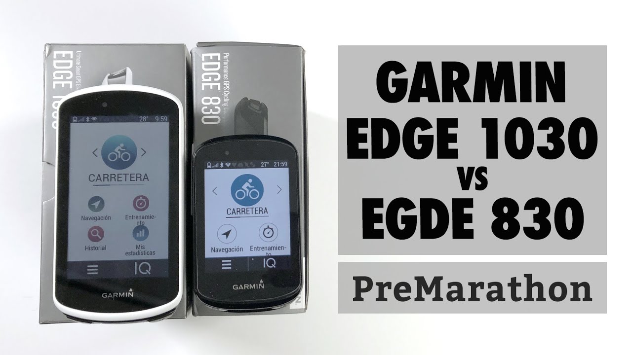 Garmin Edge 830 vs Edge 530: comparativa detallada. 