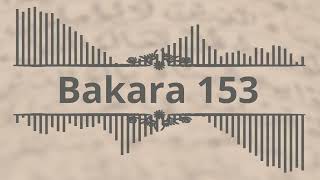 Esad Mansur: Bakara Suresi Tefsiri 153