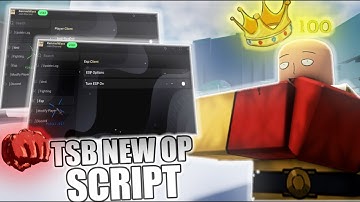 The Strongest Battlegrounds Script | TSB Script |  ESP , anti stun , speed MORE