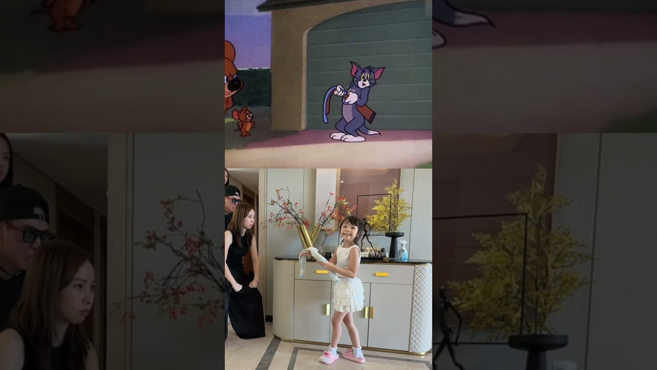 現實版的貓和老鼠你們喜歡誰？Who do you like in the realistic version of Cat and Mouse?#sister #shorts