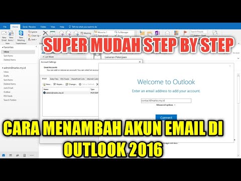 Cara Menambah Akun Email Di Outlook 2016