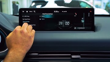 2022 Genesis GV80 - Time & Date Setup